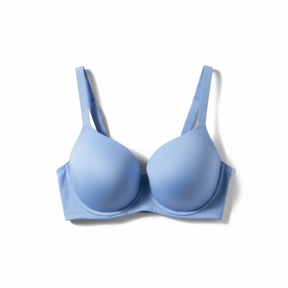 HUUG Wireless Bra Womens XL Blue Excellent Seamless Molded Cup H230003